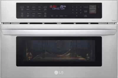LG MZBZ1715S Horno de pared eléctrico individual de 30 pulgadas y microondas 1,7 ft³ ft.: St St Foto 1 de 3