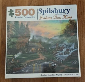 500 Piece Puzzle by Spilsbury Smokey Mountain Majesty art by Joshua Ben King New - Picture 1 of 4