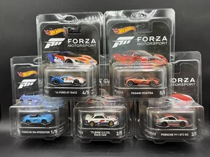 Hot Wheels Forza Motorsport 2018 Real Riders Mattel Porsche BMW Ford NEU Minty - Bild 1 von 16