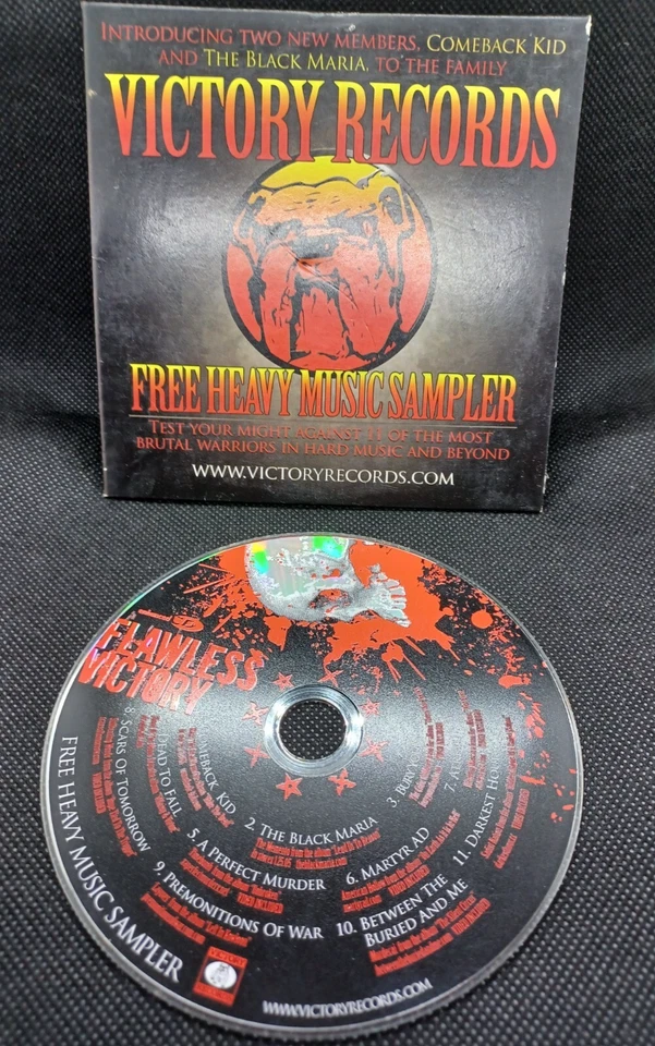 Victory Records Free Heavy Music Sampler Promo CD Atreyu, Comeback Kid, & More! - Image 1 of 4
