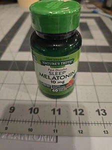 Nature's Truth Melatonin 10 mg Fast Dissolve Berry Flavor 60 Tabs Exp 8/26 - Picture 1 of 3