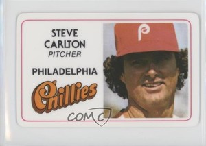 1981 Perma-Graphics/Topps Credit Cards Steve Carlton #125-016 HOF