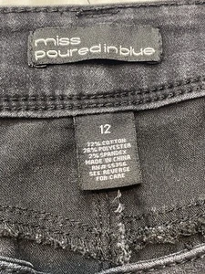 Miss Poured in Blue, Women’s Size 12, Mid Rise Jeans,  Stretch & Comfort - Picture 1 of 11