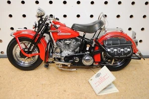 1/10 Franklin Mint 1948 Panhead Road Rally Edition Motorcycle - Picture 1 of 5