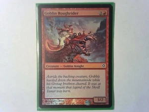 Foil Goblin Roughrider Worldwake - Magic the Gathering Mtg Red - Picture 1 of 1