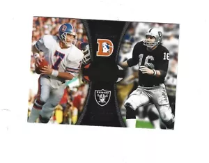 Coppia Topps Paramount 2012 #PAEP John Elway/Jim Plunkett BRONCOS - Foto 1 di 1