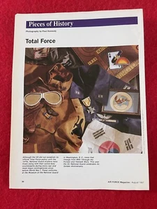 Pubblicità Stampa USAF Vintage 1997 Total Force Air National Guard Rivista Articolo Pg - Foto 1 di 7