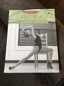 Capezio Footed Transition Tights  size L/XL  #1816 Sun Ultra Soft - Picture 1 of 12