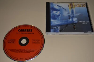 Saxon - Strong Arm Metal / Carrere 1984 / West Germany 1st. Press Red Face - Bild 1 von 2