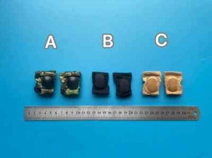 1/6 Scale Elbow Pads Knee Pads Model For 12" Solider Action Figures - Picture 1 of 9