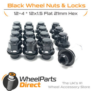 Wheel Nuts & Locks (12+4) for Mitsubishi Mirage [Mk5] 95-03 on Original Wheels
