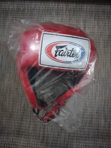 Fairtex HG9 Red Headgear Size M Muay Thai Boxing Helmet - Picture 1 of 4