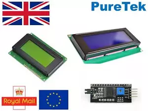 LCD Display Blue Green/Yellow 1602 16X2 or 2004 20X4 or 1604 16X4 for Arduino - Picture 1 of 20