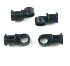 4x Nuevo eje Lego Technic negro y conector de pasador parte 44 - Imagen 1 de 2