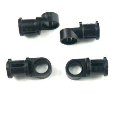 4x New Black Lego Technic Axle and Pin connector part 44 - Image 1 of 2