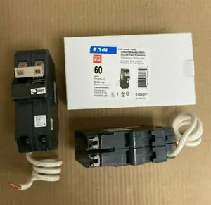 Nuevo interruptor de circuito Cutler Hammer CH260GFT 2 polos 60 amperios 240 V falla a tierra - Imagen 1 de 1