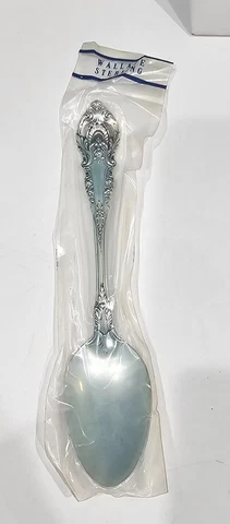 Vintage Wallace Sterling silver Sir Christopher pattern table spoons 7" Cover