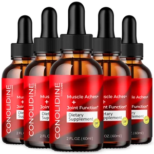 Conolidine Drops - Support for Blood Health and Muscle Comfort (5 Pack) - Picture 1 of 5