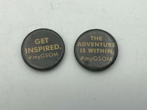 Get Inspired + The Adventure Is Within GSOM Lot Georgia School Military Pin  F2  - Picture 1 of 12
