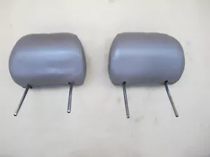 🥇90-94 LEXUS UCF10 LS400 SET OF 2 FRONT LEFT & RIGHT LEATHER HEADREST OEM - Foto 1 di 20