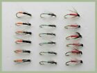 Northern Countries Spiders, Trout Flies 18 Pack Named in description, Wet Flies
