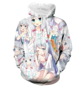 Eromanga Sensei Cosplay Anime Manga Kapuzen Sweatshirt Hoodie pullover Pulli - Picture 1 of 3