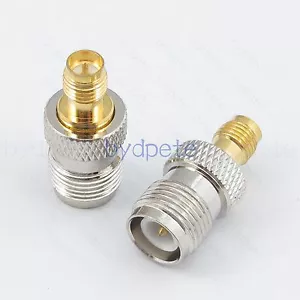 RP-SMA Female jack to RP-TNC female jack Straight RF Adapter for Antenna Router - Picture 1 of 7
