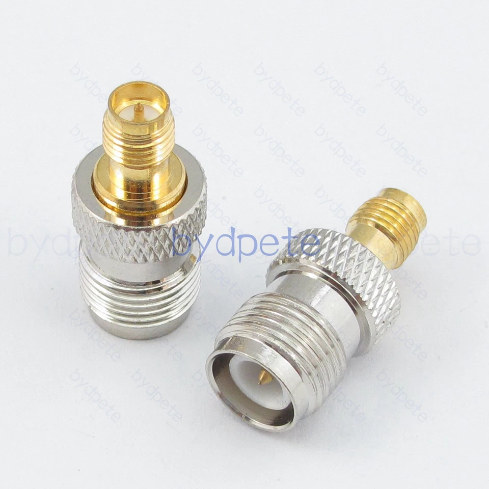RP-SMA Female jack to RP-TNC female jack Straight RF Adapter for Antenna Router - Image 1 of 1
