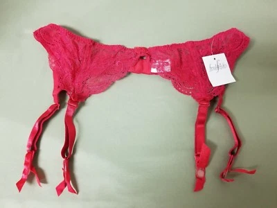 liguero de encaje rojo Fredericks of Hollywood nuevo Foto 1 de 4