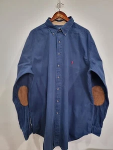 RALPH LAUREN Navy Chambray Hunting Country Shirt 3XL Tall 4XL XXXXL - Bild 1 von 3