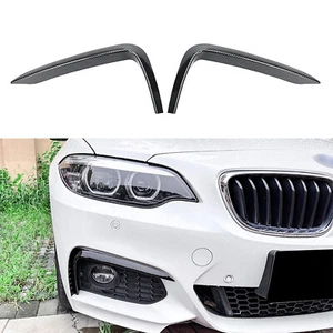 Carbon Look Front Side Air Vent Trim Sticker For BMW F22 F23 M Sport 2014-2021 - Picture 1 of 10