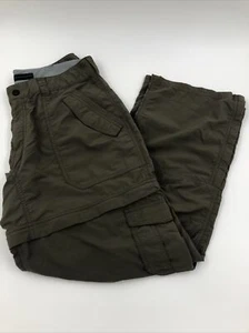 EMS Convertible Cargo Zip-Off Pants Women’s 8-S Outdoor Hiking Camping Olive - Picture 1 of 11