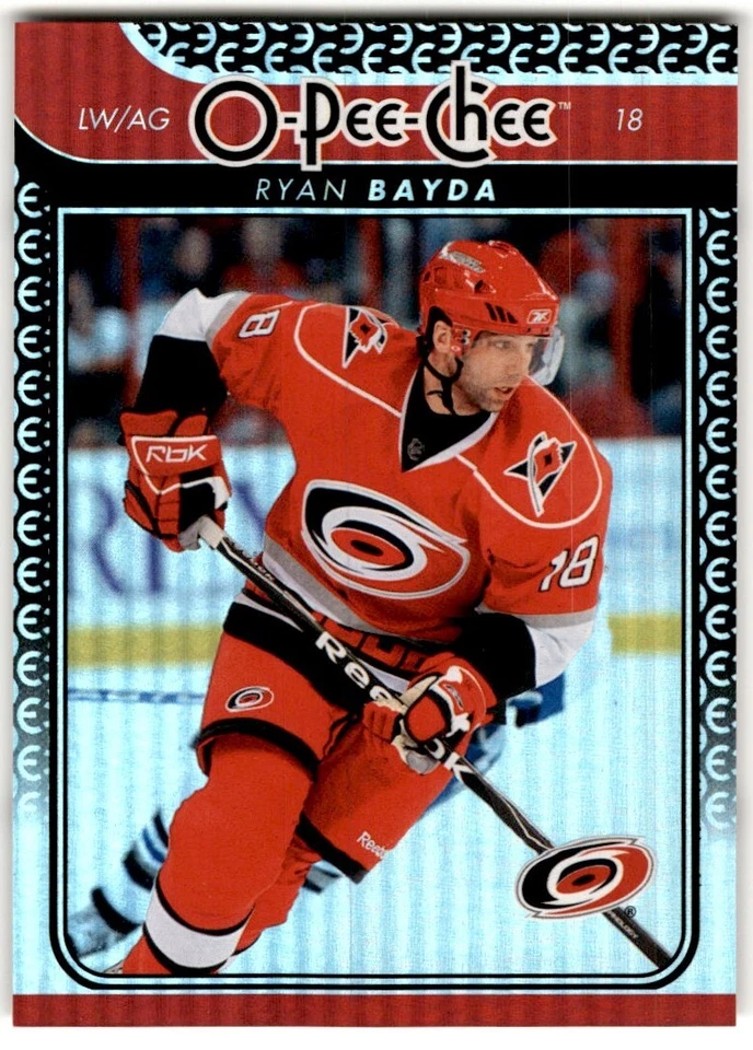 Ryan Bayda 2009-10 O-Pee-Chee Rainbow #187 Carolina Hurricanes - Image 1 of 2
