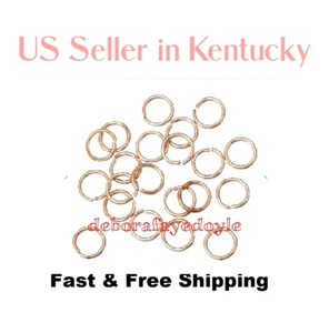 50 Stck. 7 mm Antik Bronze Offen Biegeringe 0,9 mm Dick Schmuck Verbinder. - Bild 1 von 2