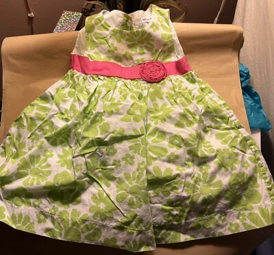 Maggie and Zoe Green Floral Dress Size 6 - Image 1 of 4