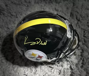 KENNY PICKETT AUTOGRAPHED STEELERS BLACK FULL SIZE HELMET BECKETT Authenticated - Picture 1 of 5