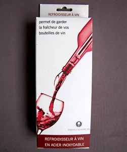 Refroidisseur à Bouteille de Vin Acier inoxydable Bec Verseur Anti-goutte Neuf - Picture 1 of 3