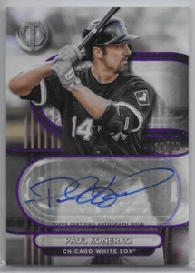 2024 Topps Tribute Auto Purple Parallel Paul Konerko #18/50 (TA-PK) White Sox - Picture 1 of 2