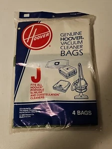 Vacuum Bags Hoover Type J GENUINE 4 bags Portable Slimline Constellation 1985 - Picture 1 of 14