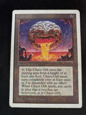 Chaos Orb - Unlimited - MP - Magic The Gathering - MTG VERY NICE - Image 1 of 2