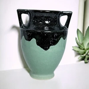 Vaso grande 8" in gres doppio manico Zanesville #792 - Foto 1 di 9