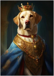 Puzzle Labrador Retriever Regina Reale 300/500/1000 pezzi - Foto 1 di 2