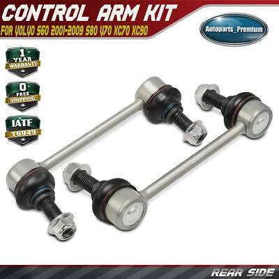 2x Rear Left & Right Sway Bar End Link for Volvo S60 2001-2009 S80 V70 XC70 XC90 - Image 1 of 4
