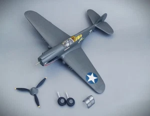 Built P-40 WW2 fighter plane  1/48 - Picture 1 of 2