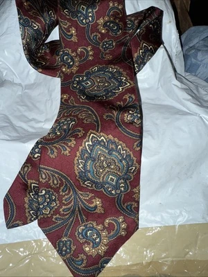 Corbata de tela para hombre Kuppeheimer estilo cachemira seda importada  Foto 1 de 3