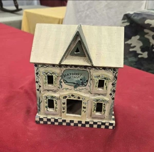Wooden Blackberry Cottage Collectible 5.5 X 3.5 X 6.5 Inches - Picture 1 of 4