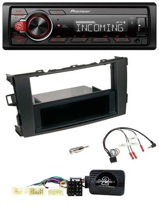 Pioneer Bluetooth USB DAB Lenkrad Autoradio für Toyota Auris 2007-2011 schwarz - Bild 1 von 4