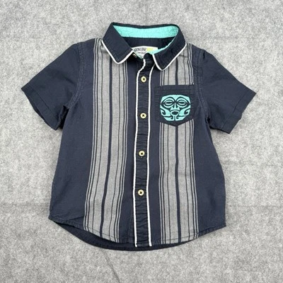 Genuine Kids Oshkosh Howzit! From Hawaii South Shore Oahu Shirt Size 3T Blue - Image 1 of 4