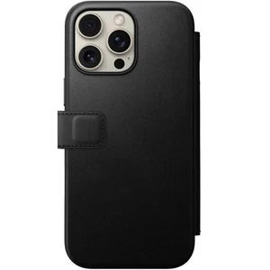 Handyhülle mit Klappe für iPhone 16 Pro Max Nomad Case Cover Futeral Schwarz - Zdjęcie 1 z 8