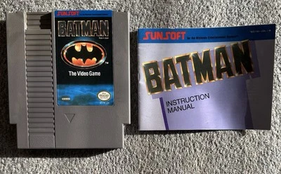 Batman: El Videojuego con Manual (Nintendo, 1990) Juego y Manual Foto 1 de 4